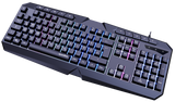 Speedlink - LUDICIUM RGB Rainbow Gaming Tangentbord, Svart - US Layout