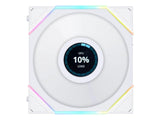 Lian Li UNI FAN TL Trådlös LCD Reverse, Vit - 120