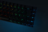 DELTACO GAMING DK440R Tastatur Mekanisk RGB Trådløs Kabling Tysk Deltaco