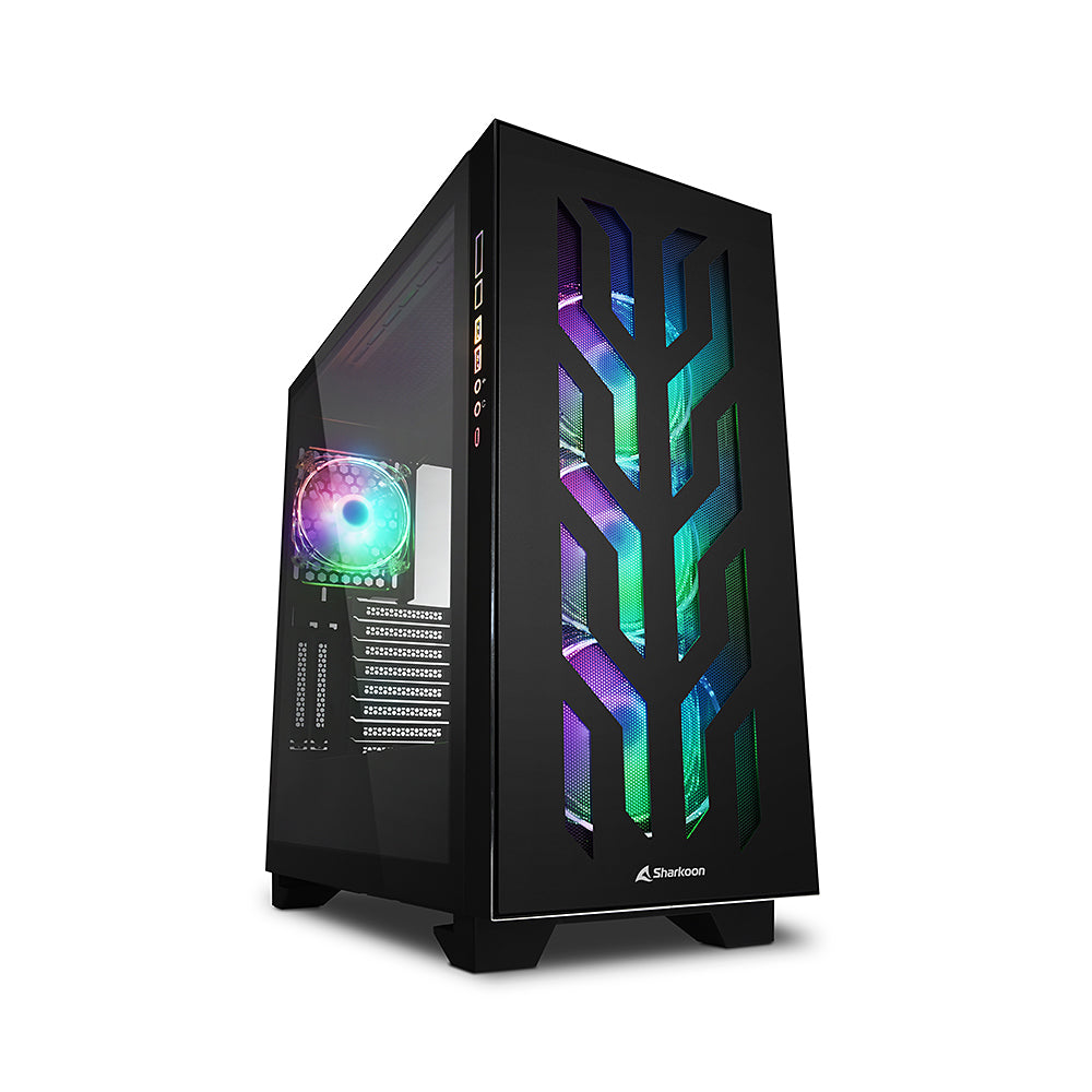 Sharkoon ELITE SHARK CA300T Tower Svart