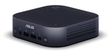 ASUS NUC 14 Pro AI Slim set fra siden og forfra