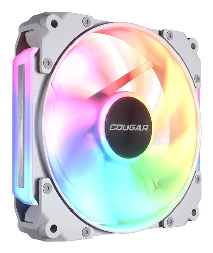 COUGAR Apolar 120 ARGB, Reverse Blade, hvid kabinetblæser – produktdetalje
