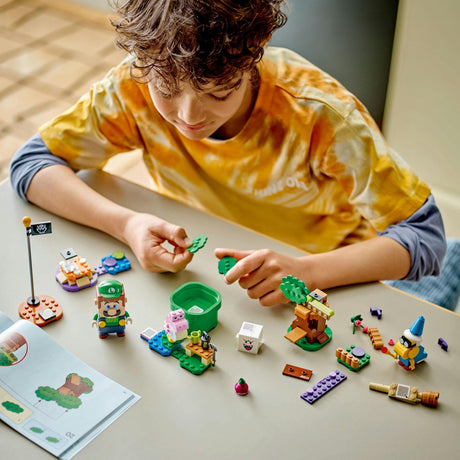 LEGO 71440 Super Mario Adventures with Interactive LEGO Luigi, Construction Toy LEGO