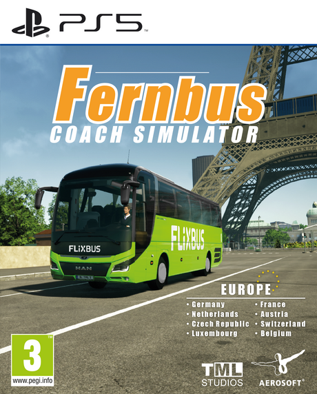 Fernbus Coach Simulator – PlayStation 5 – spilomslag