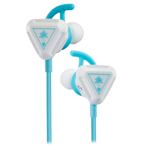 Turtle Beach Battle Buds – in-ear-headset, hvid/blå – Earbuds og logo