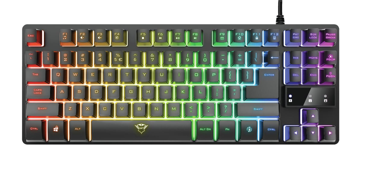 TRUST GXT833 THADO TKL KEYBOARD ND - SVART