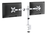 Deltaco - Dual Monitor Monitor Arm - 13&quot;-32&quot; Monitors - Vit