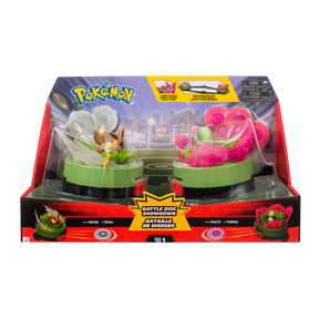 Pokémon Battle Disc Showdown med Eevee vs. Ralts i emballage