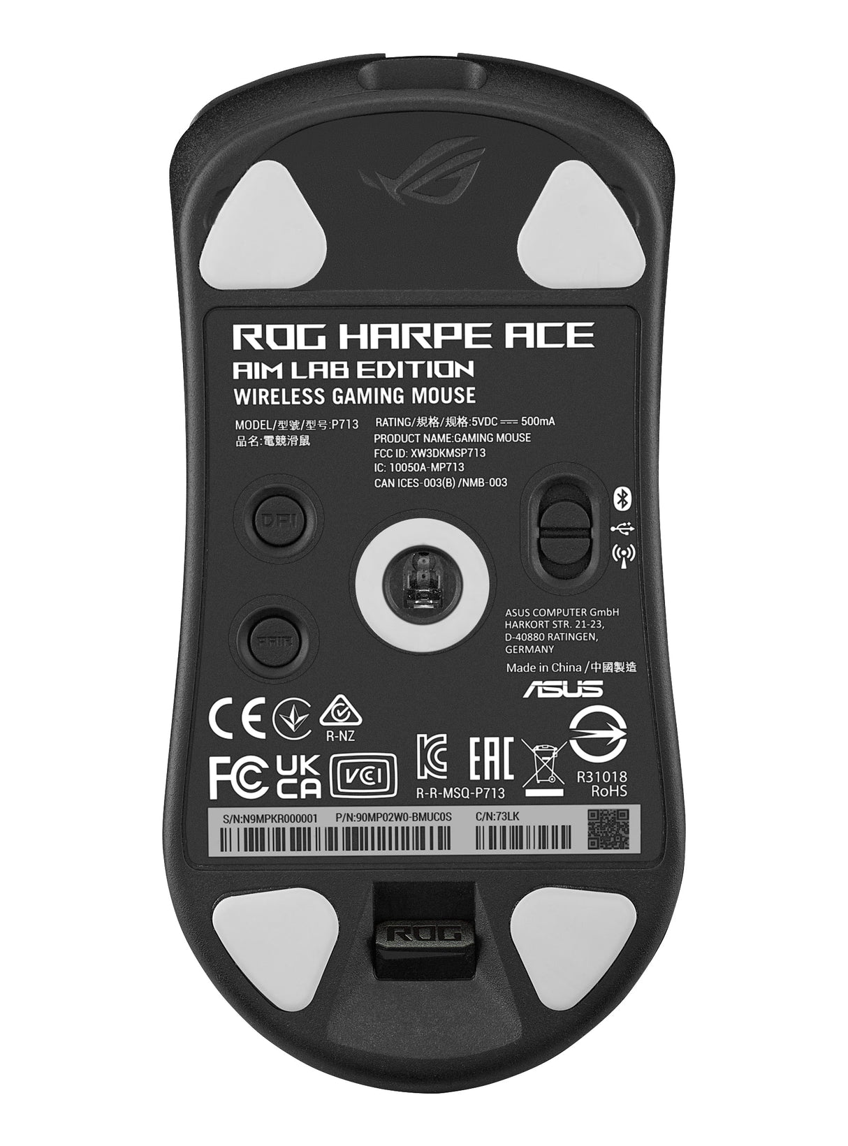 ASUS ROG Harpe Ace Aim Lab Edition Trådlös Spelmus
