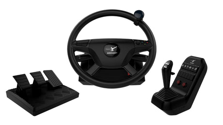 Aerosoft Truck & Bus Wheel System – rat, gearskifte og pedaler til PC – produktbillede 1