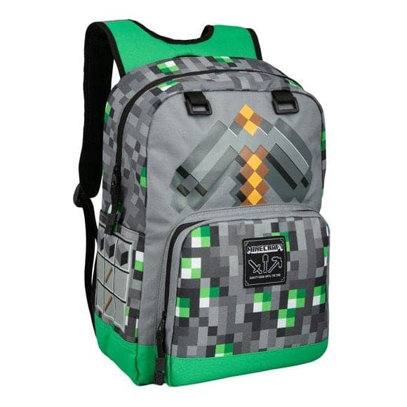 Minecraft 17" Emerald Survivalist-ryggsäck