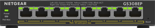 Netgear 8PT GE PLUS SWCH W/ POE+ Netgear International Limited