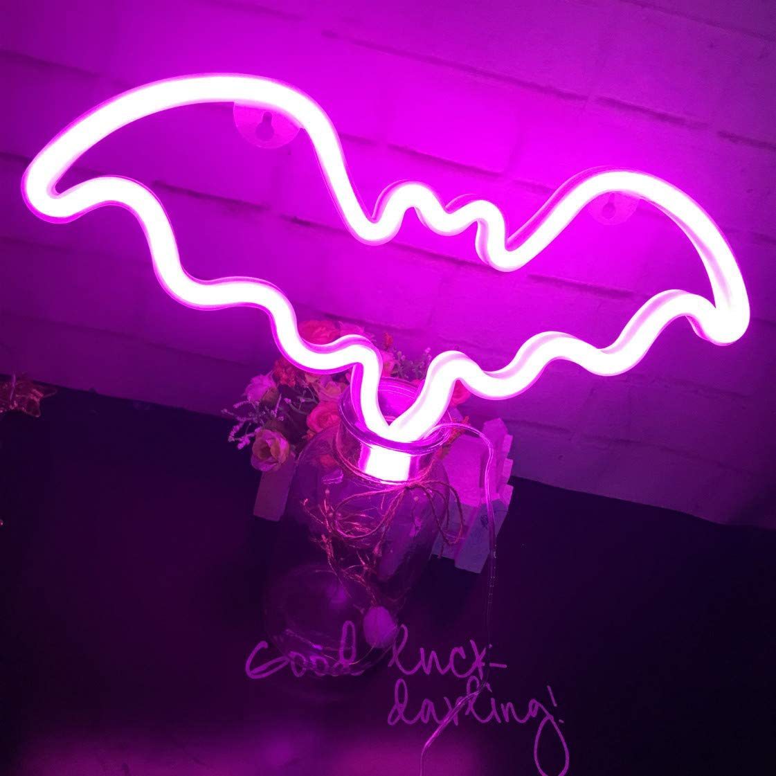 Geekd - Bat Neon Lampa