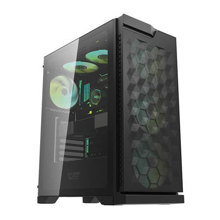 Darkflash DK361 Datorfodral + 4 Fläktar (svart)