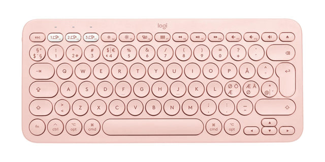 Logitech - K380 for Mac Multi-Device Bluetooth Keyboard, Rose (Nordic) Logitech