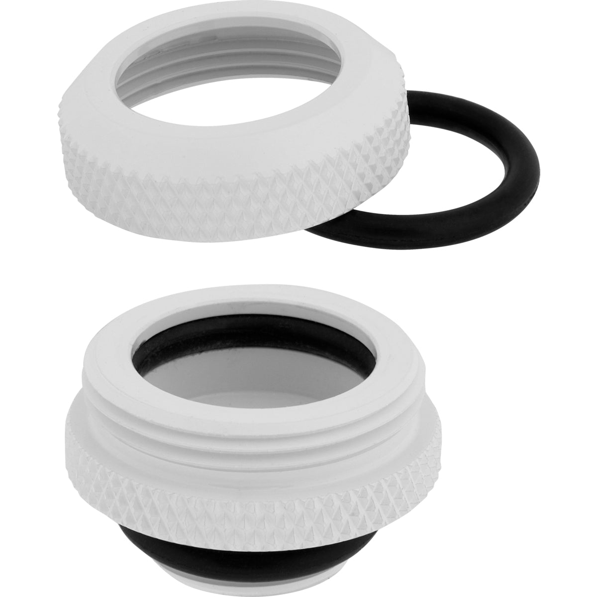 CORSAIR Hydro X Series XF Hardline Kølevæske system tilpasning 4-pack Hvid