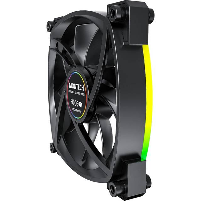 Montech AX120 PWM Svart- 120mm ARGB