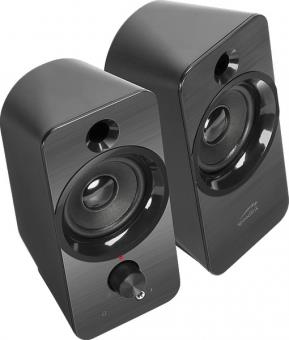 SpeedLink DAROC Stereohögtalare - Svart