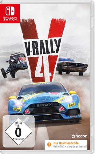 V-Rally 4 Switch Code in a Box Tysk æske – Tysk æske med downloadkode