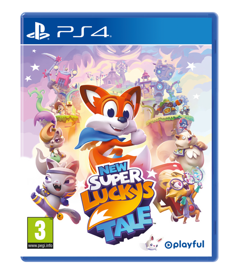 New Super Lucky's Tale – PlayStation 4 – spilomslag
