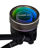 Lian Li Galahad II Trinity 240 Mm Svart - ARGB, 3 Utbytbara Utseenden
