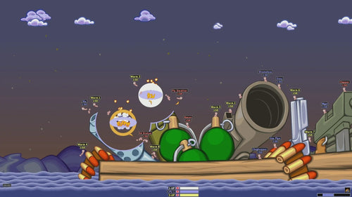 Worms Armageddon Anniversary Edition Nintendo Switch – Gameplay, spilscene 7