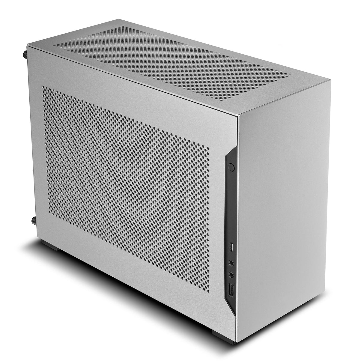 Lian Li A4-H2O A4, MINI-ITX, Silver färg, inkluderar PCIE4.0 Riser Card-kabel