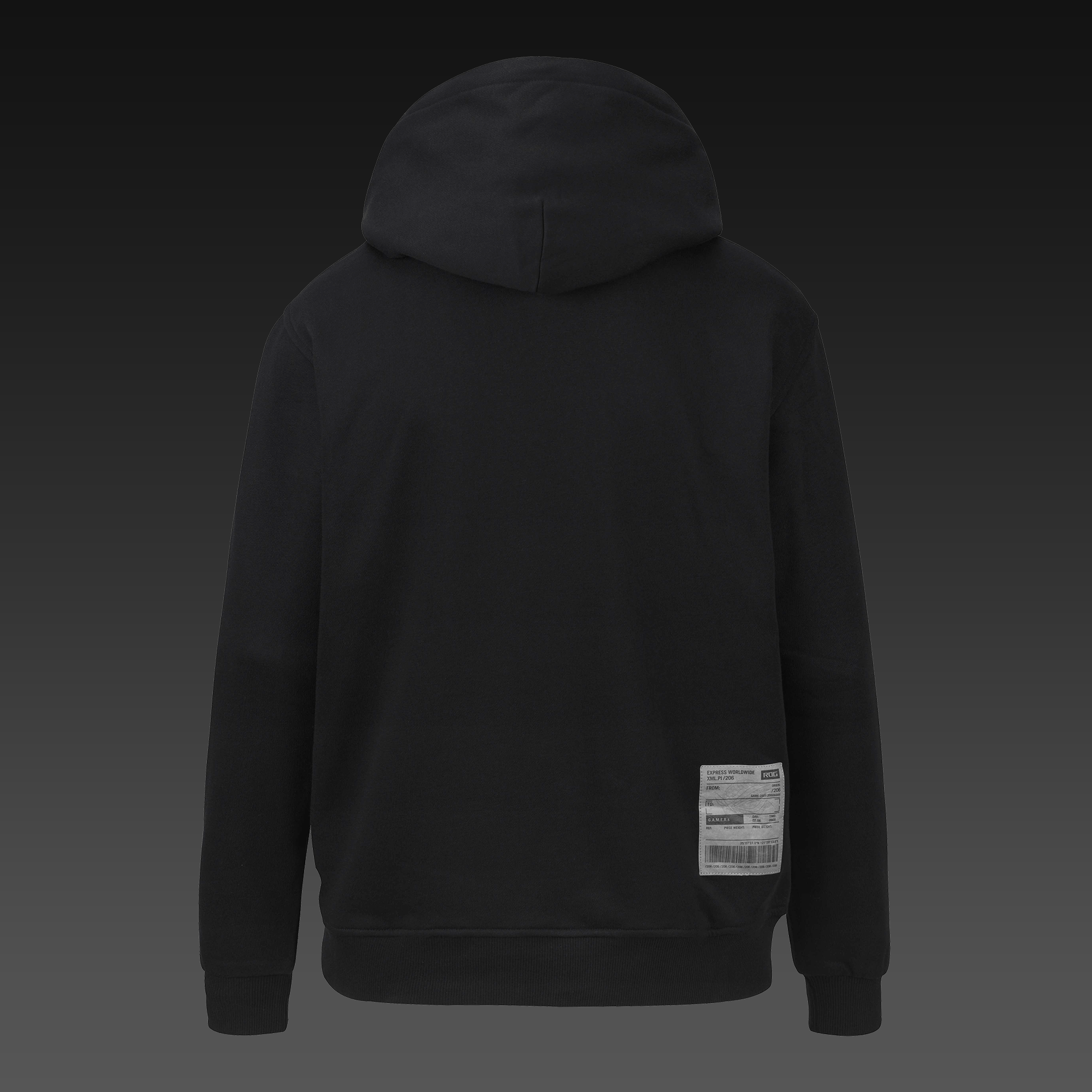 ASUS ROG COSMIC LIT HOODIE - Regular Fit - Svart