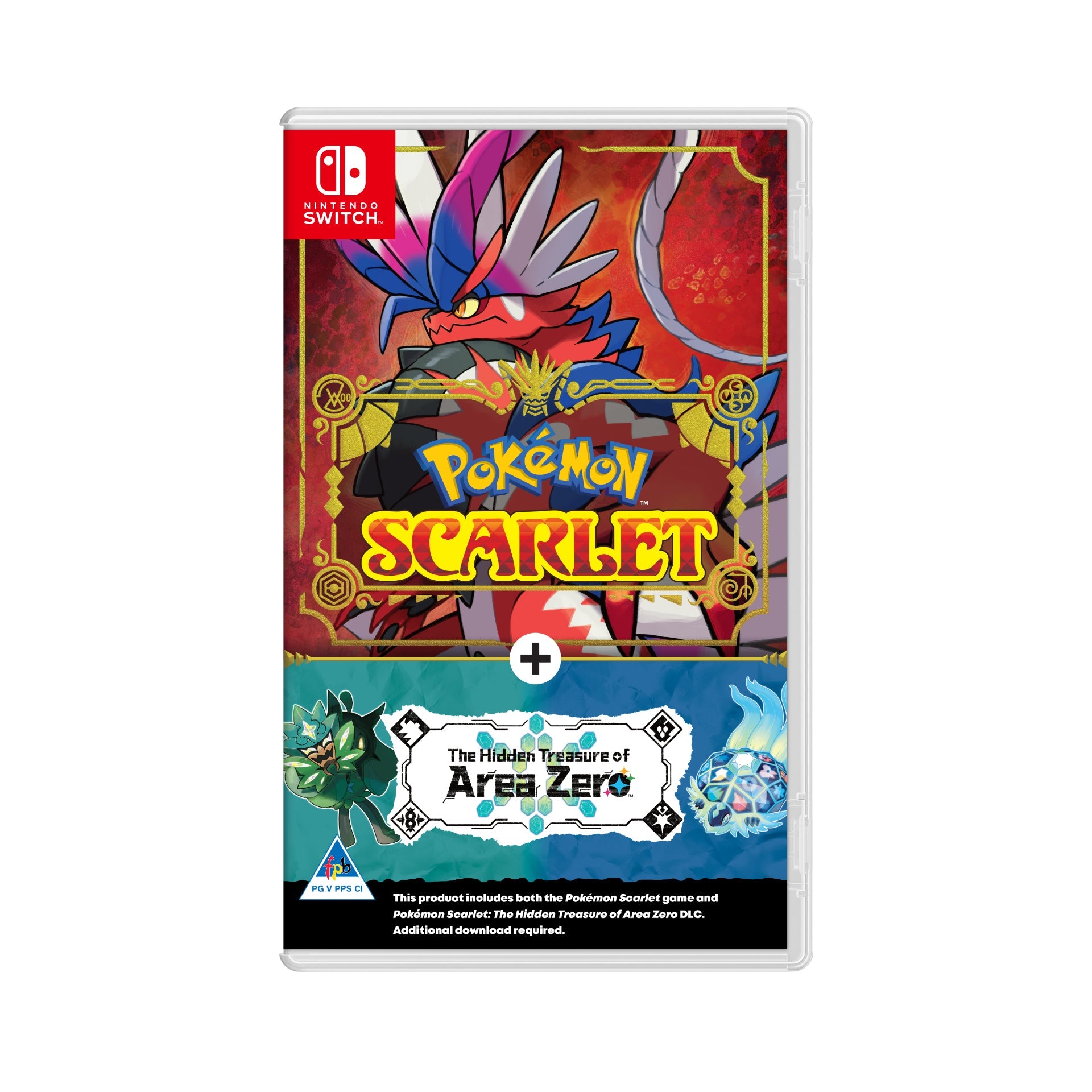 Pokemon Scarlet + Den Dolda Skatten I Area Zero