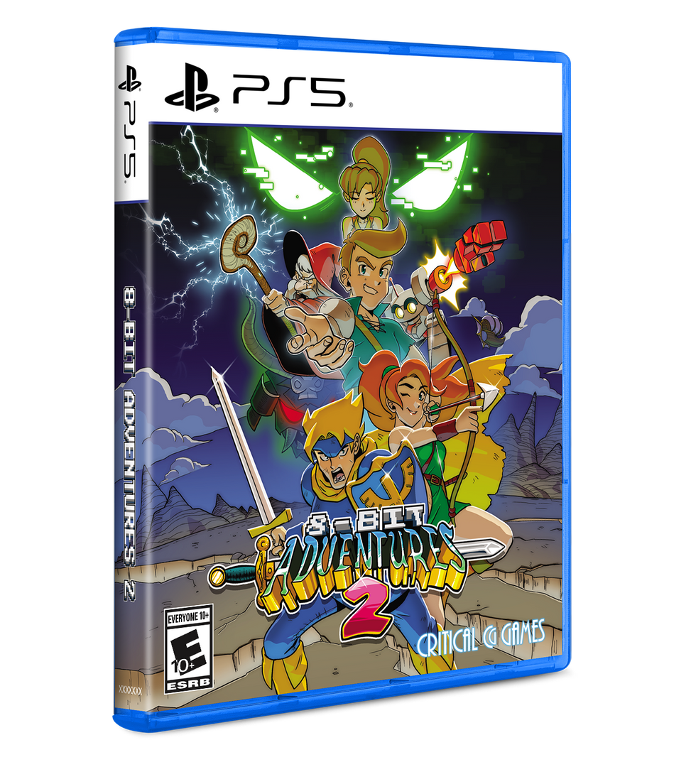 8-Bit Adventures 2 (Limited Run) (Import) – PlayStation 5 – spilomslag