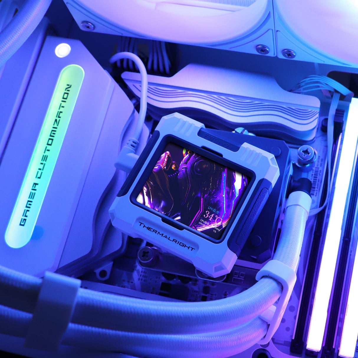 Thermalright Frozen Warframe Vit ARGB - AIO, 240mm, LCD