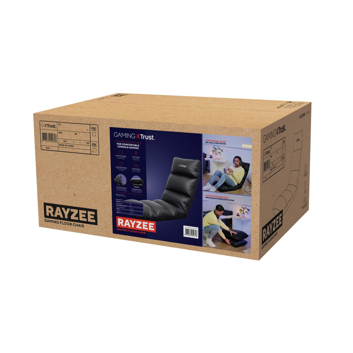 TRUST GXT718 RAYZEE GAMING FLOOR STOL