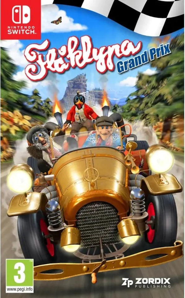 Flåklypa Grand Prix – norsk udgave – Nintendo Switch