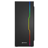 Sharkoon RGB Slider, Tower Case (Svart)