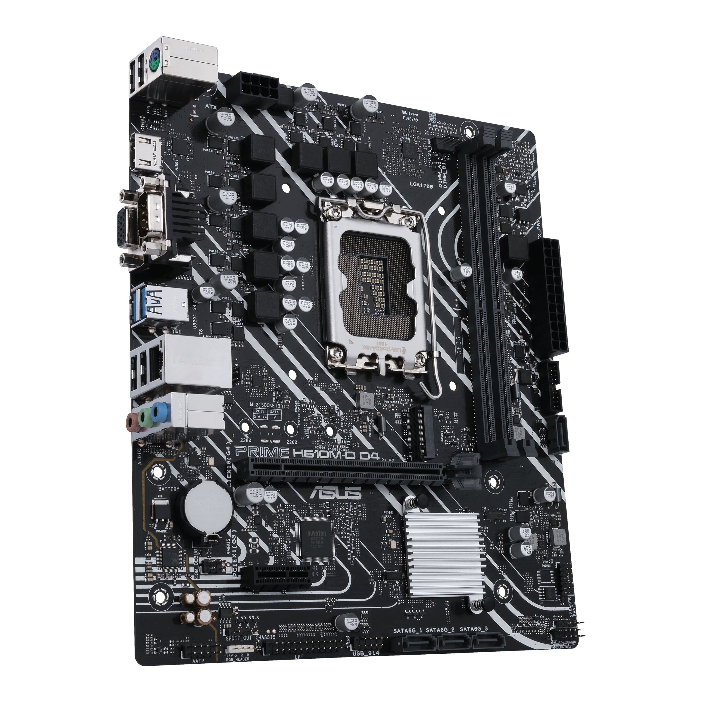 ASUS PRIME H610M-D D4 (mATX, H610, LGA 1700, DDR4)