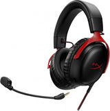 HyperX Cloud 3 Kabelheadset Svart Röd