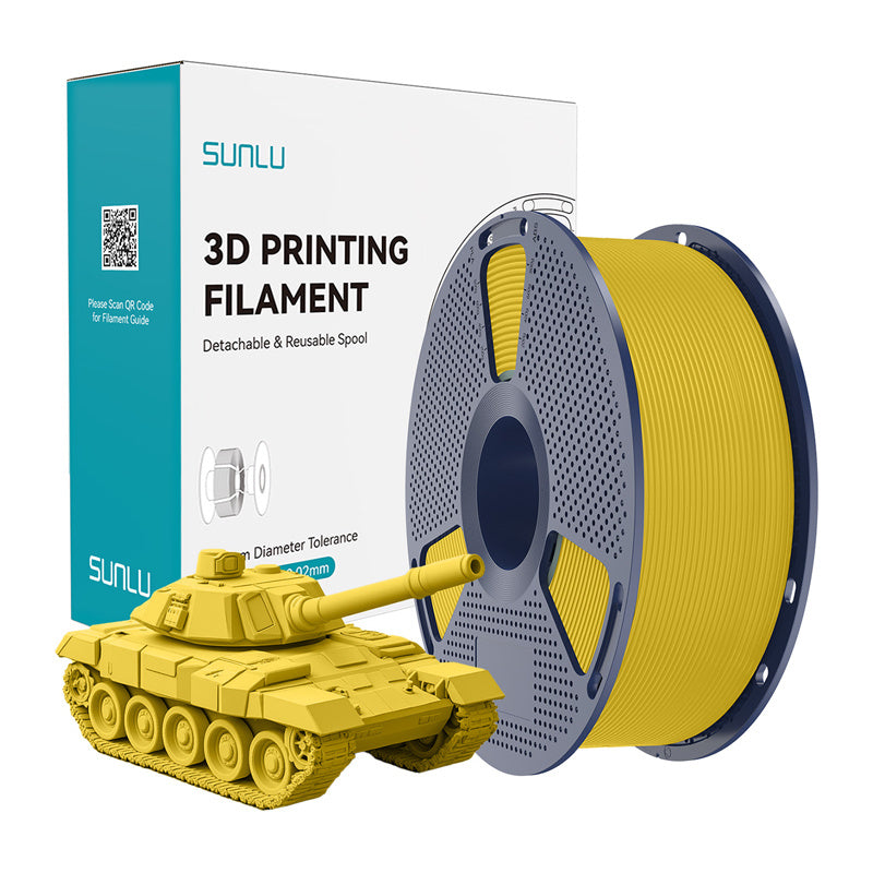 Sunlu PLA+ High-Speed filament – gul, 1,75 mm, 1 kg