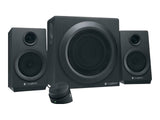 Logitech Z333 2.1-kanals Högtalarsystem Svart