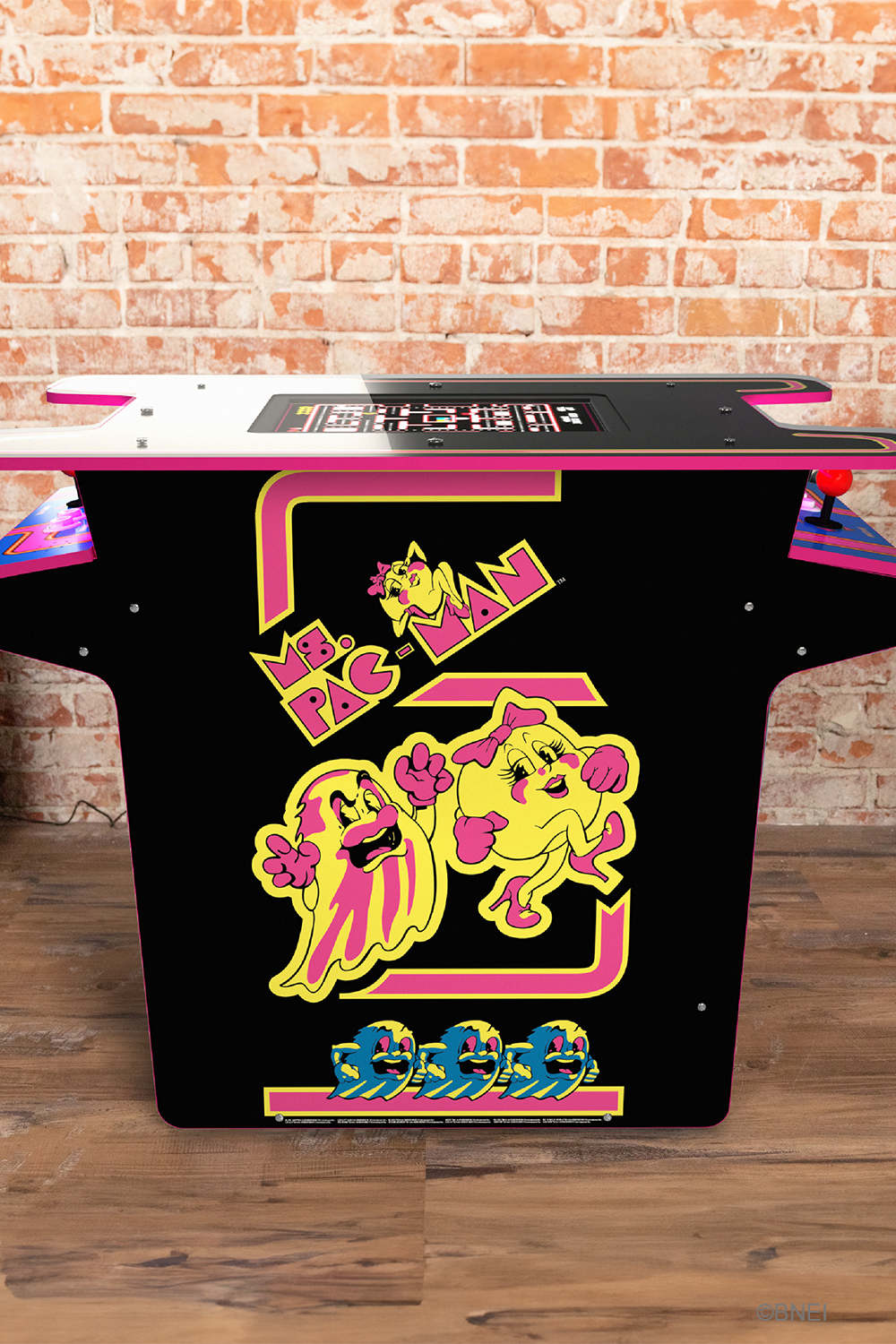 ARCADE 1 UP MS. PAC-MAN HEAD-TO-HEAD-BORD