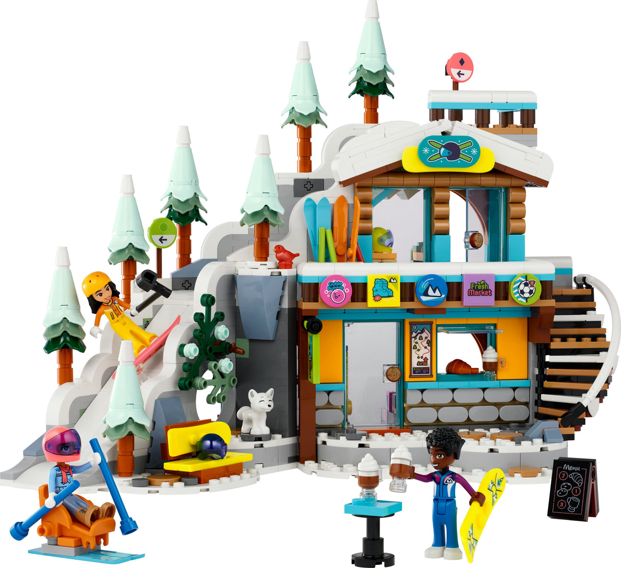 LEGO 41756 Friends Skidbacke Och Kafébyggande Leksak