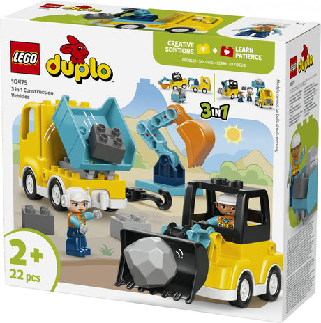 LEGO - DUPLO Town - 3 in 1 Construction Vehicles (10475) LEGO