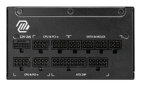 MSI MAG A1000GL PCIE5 II 1000 W strømforsyning - 80 PLUS Gold - visning 2