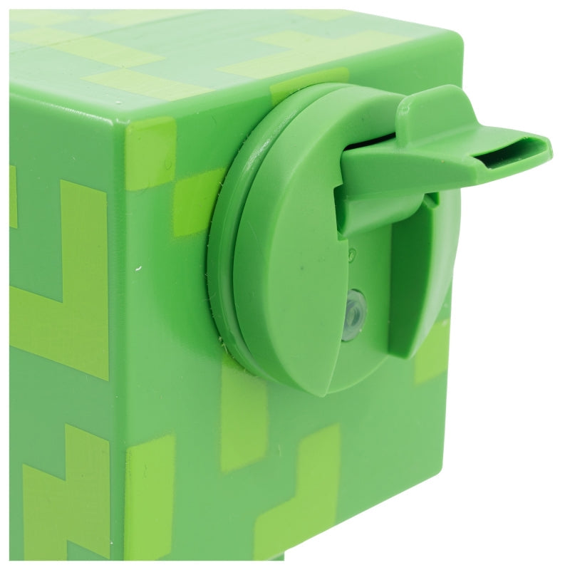 3D Creeper Dricksflaska - Minecraft-tema - 490 Ml