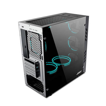 Datorfodral Aigo Black Technology Mini Micro-ATX (svart)