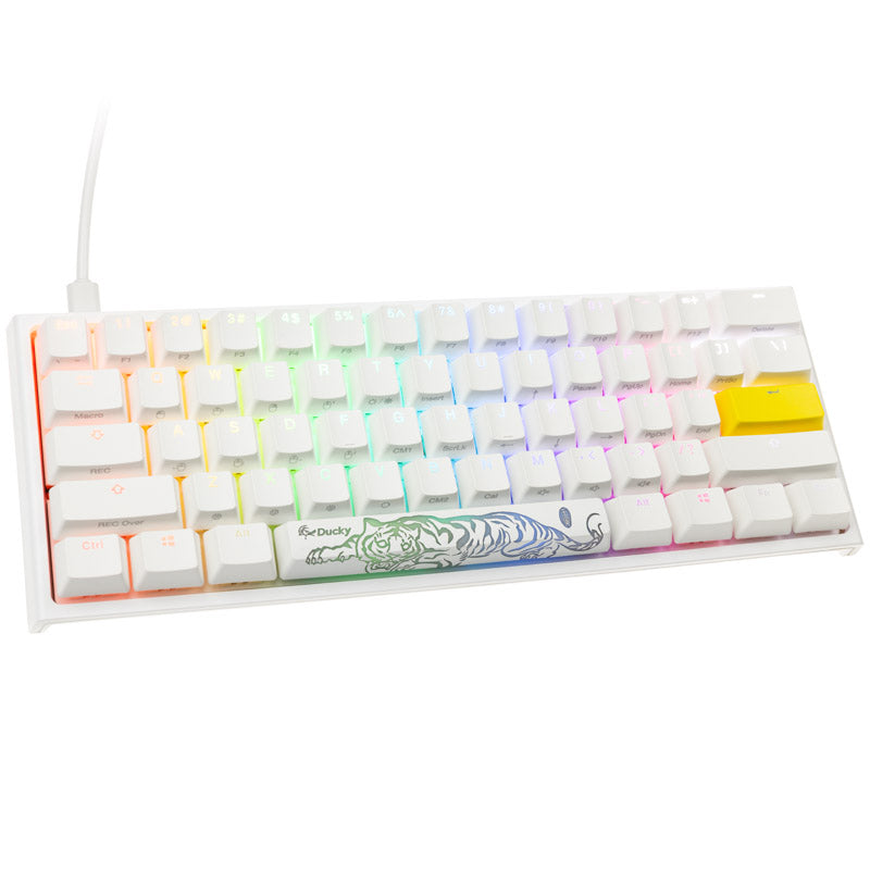 Ducky One 2 Pro - Classic Pure White Nordic - Mini 60% - Gateron Yellow