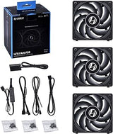 Lian Li UNI FAN P28 PWM 3-pack 120 Mm Svart, 28 Mm Tjock, Kedjebar