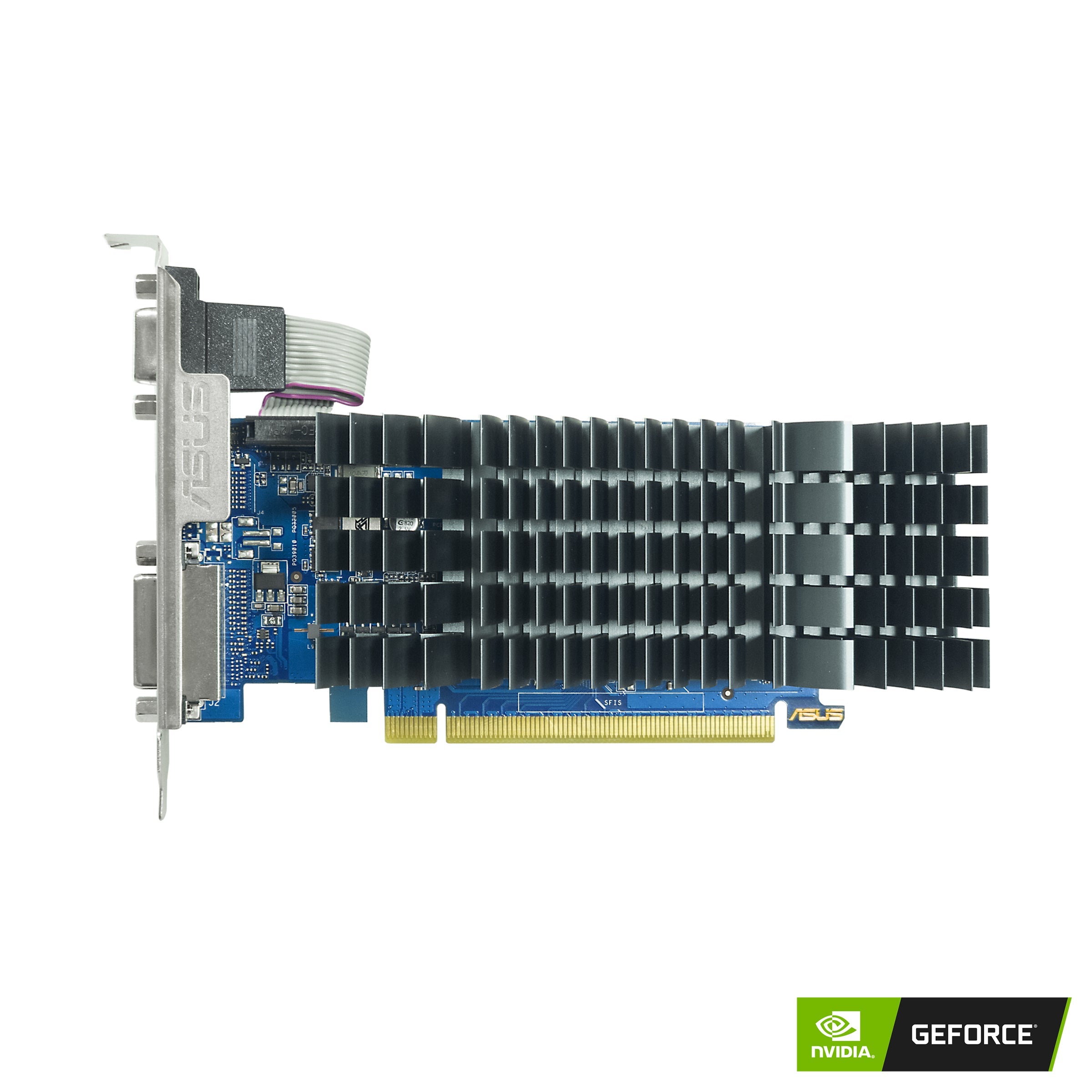 ASUS GeForce GT 710 2GB DDR3 EVO Silent Med Lågprofilfäste