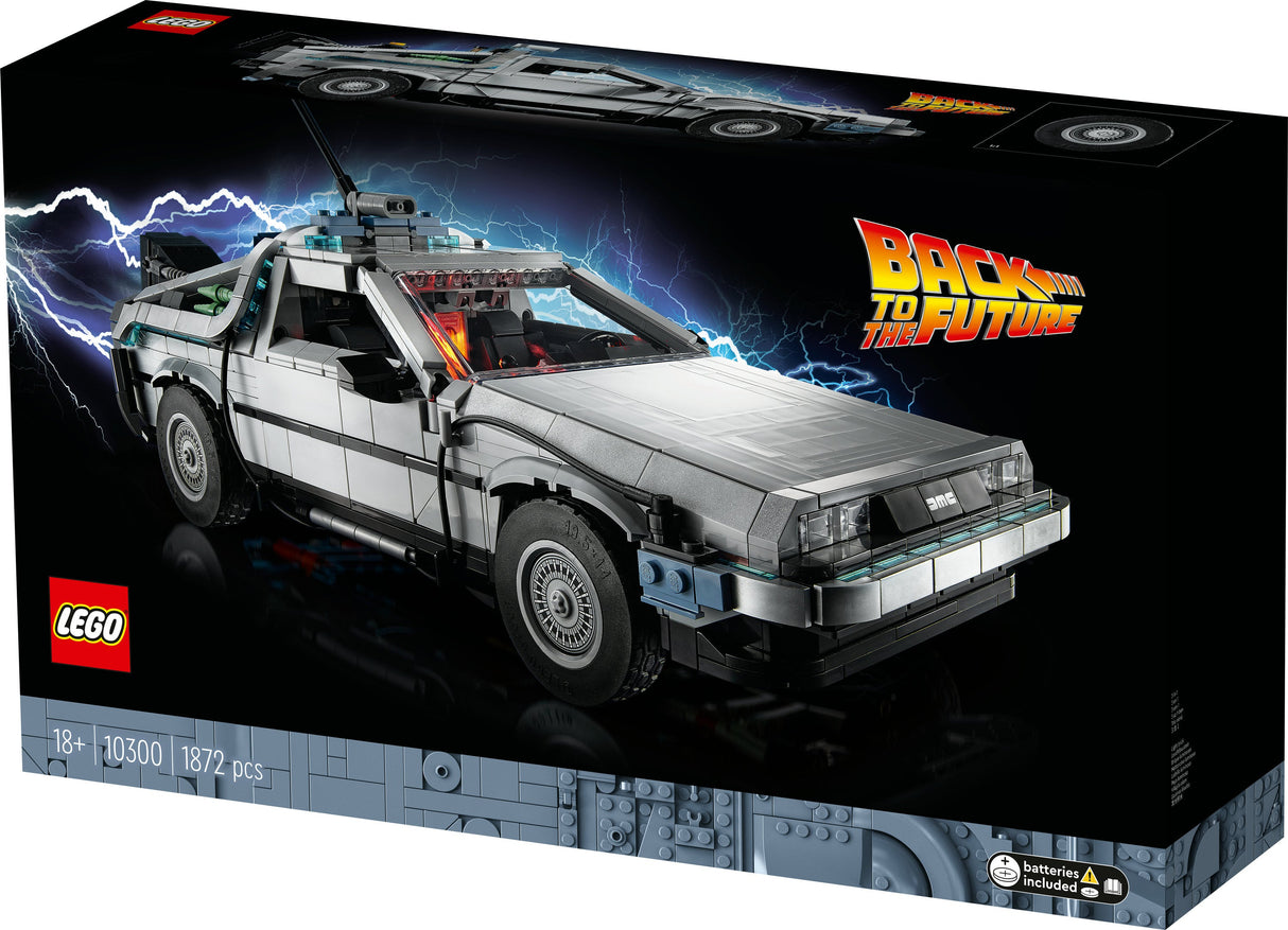 LEGO 10300 Ikoner Tillbaka Till Framtiden Time Machine Construction Toy