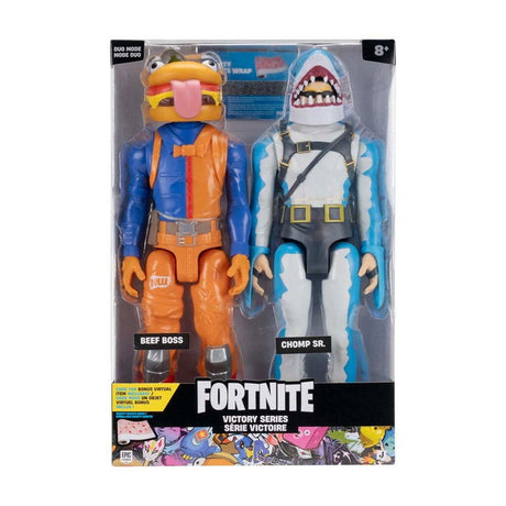Fortnite - Victory Duo Mode Figures 30Cm  - Beef Boss & Chomp Sr. Fortnite