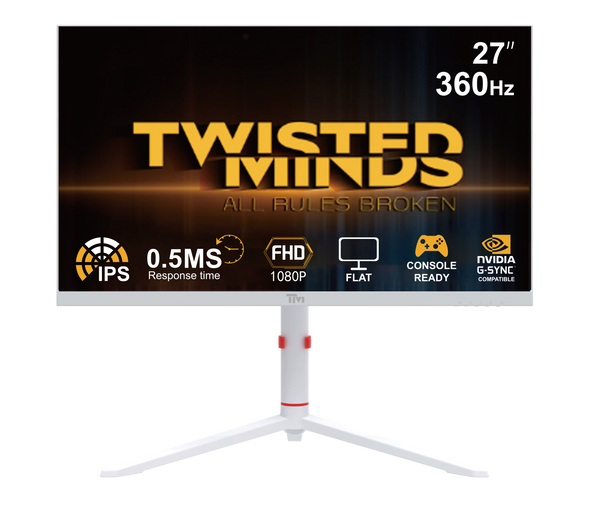 TWISTED MINDS ARTIC PRO-SERIEN 27" FHD - 360HZ - VIT